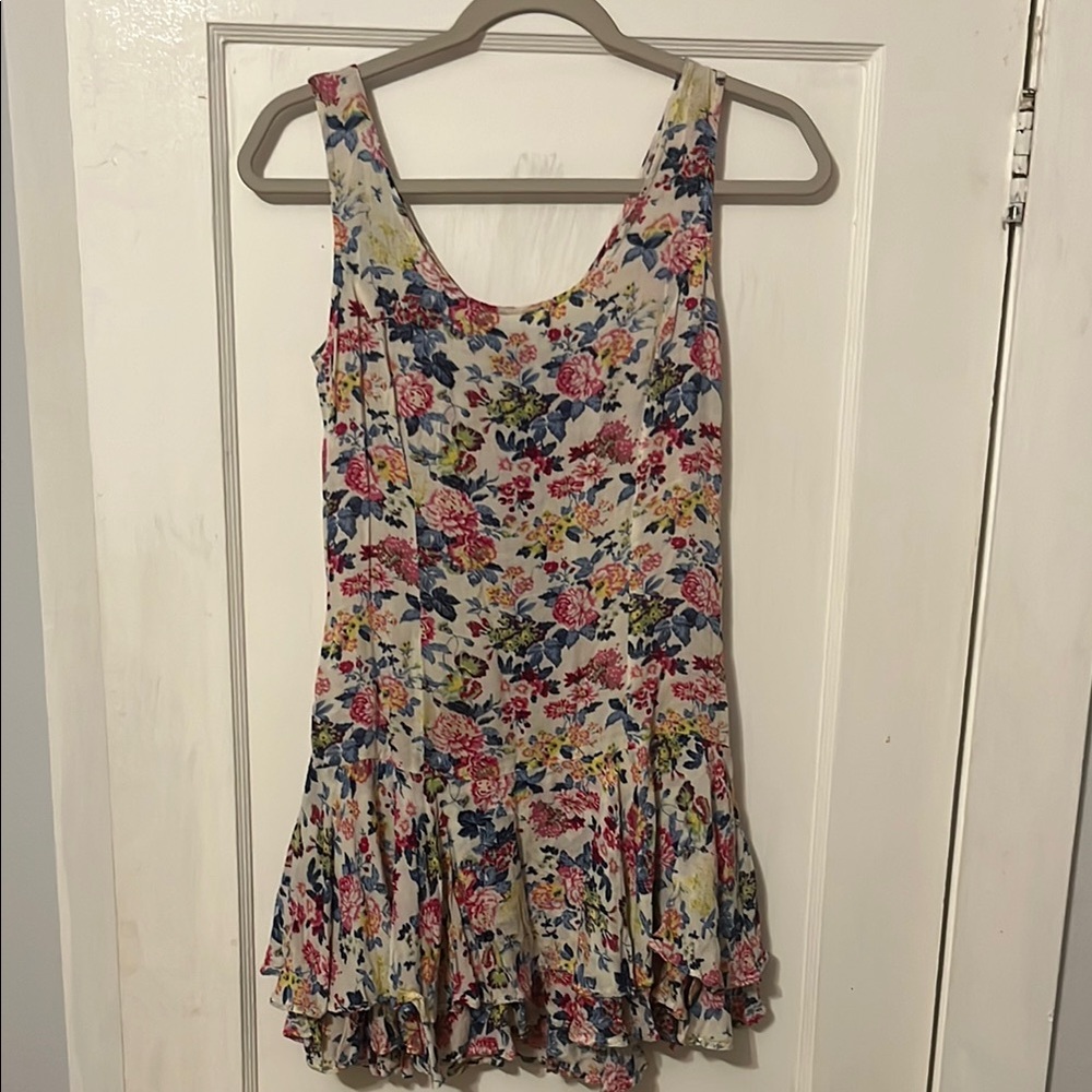 FREE PEOPLE Floral Sleeveless Dress